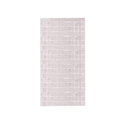 Rectangle Tinsel Curtain Shimmer Wall Backdrop 2M Length Party Decoration Sequin - Rose Red