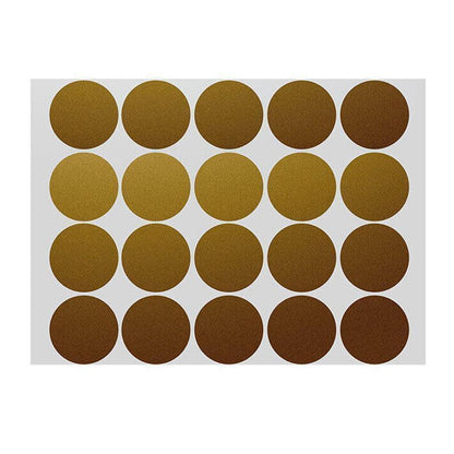 Gold Assorted Sizes Colour Sticker Dots Adhesive Round Labels Circular Spot Scrapbook - 100mm*2 Dots.