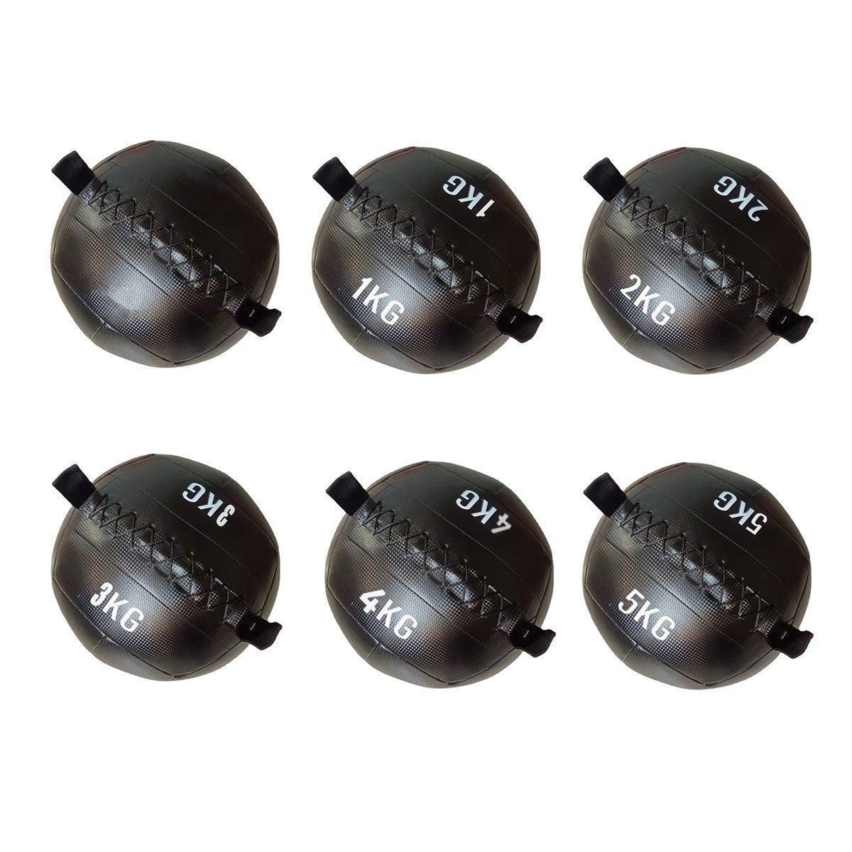 Non-Elastic Soft Squat Wall Ball for Solid Gravity and Balance Training Workouts - 2kg.