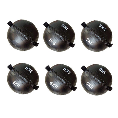 Non-Elastic Soft Squat Wall Ball for Solid Gravity and Balance Training Workouts - 2kg.