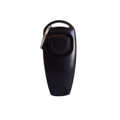 Dog Whistle and Clicker Set for Training Stop Barking Obedience Tool Combo - Green