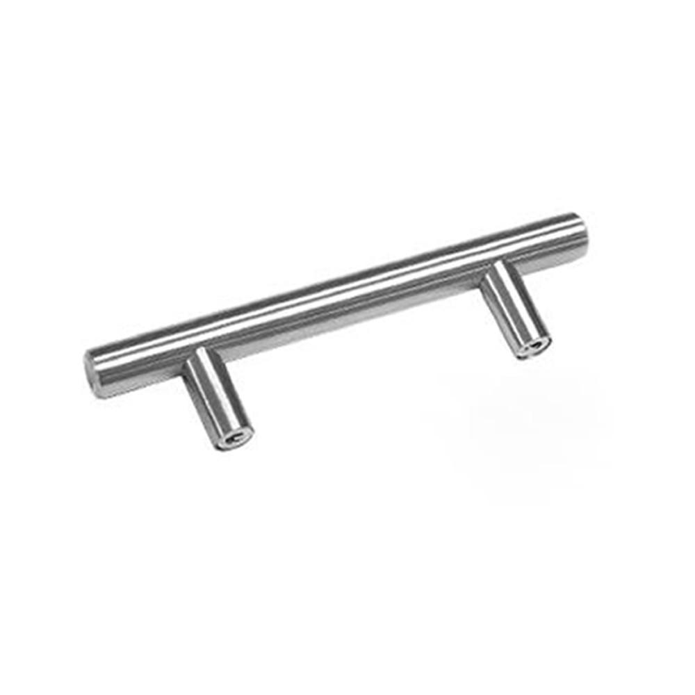 5pcs Silver Kitchen Cabinet Door Handles Stainless Steel Door Drawer Pull T Bar - 500mm/320mm