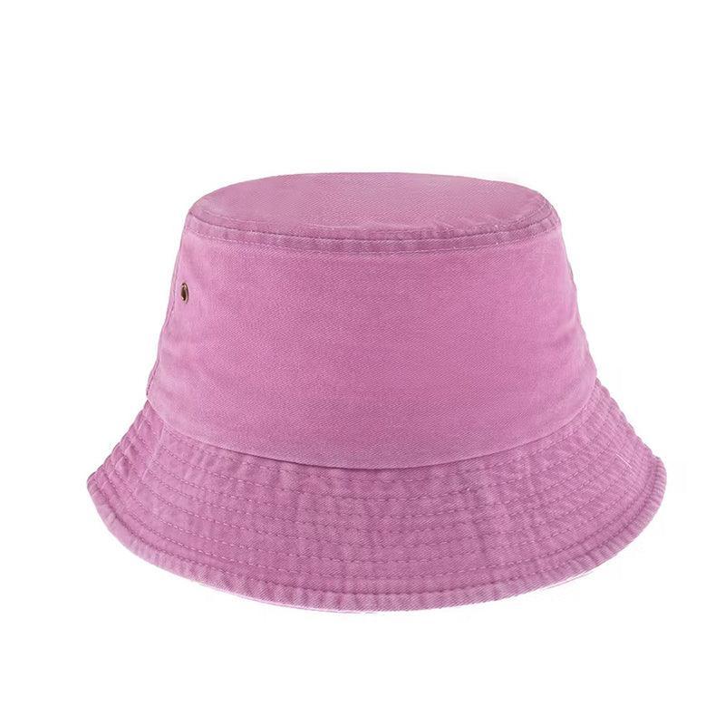Unisex Men Women Washed Cotton Outdoor Camping Sports Bucket Hats Fisherman Hat - Blue 2