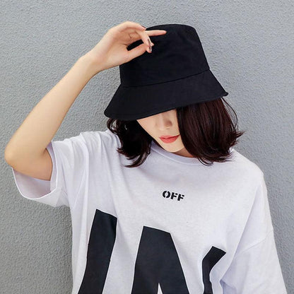 9 Colours Unisex Sun Bucket Hat Perfect for Outdoor Adventures - Navy