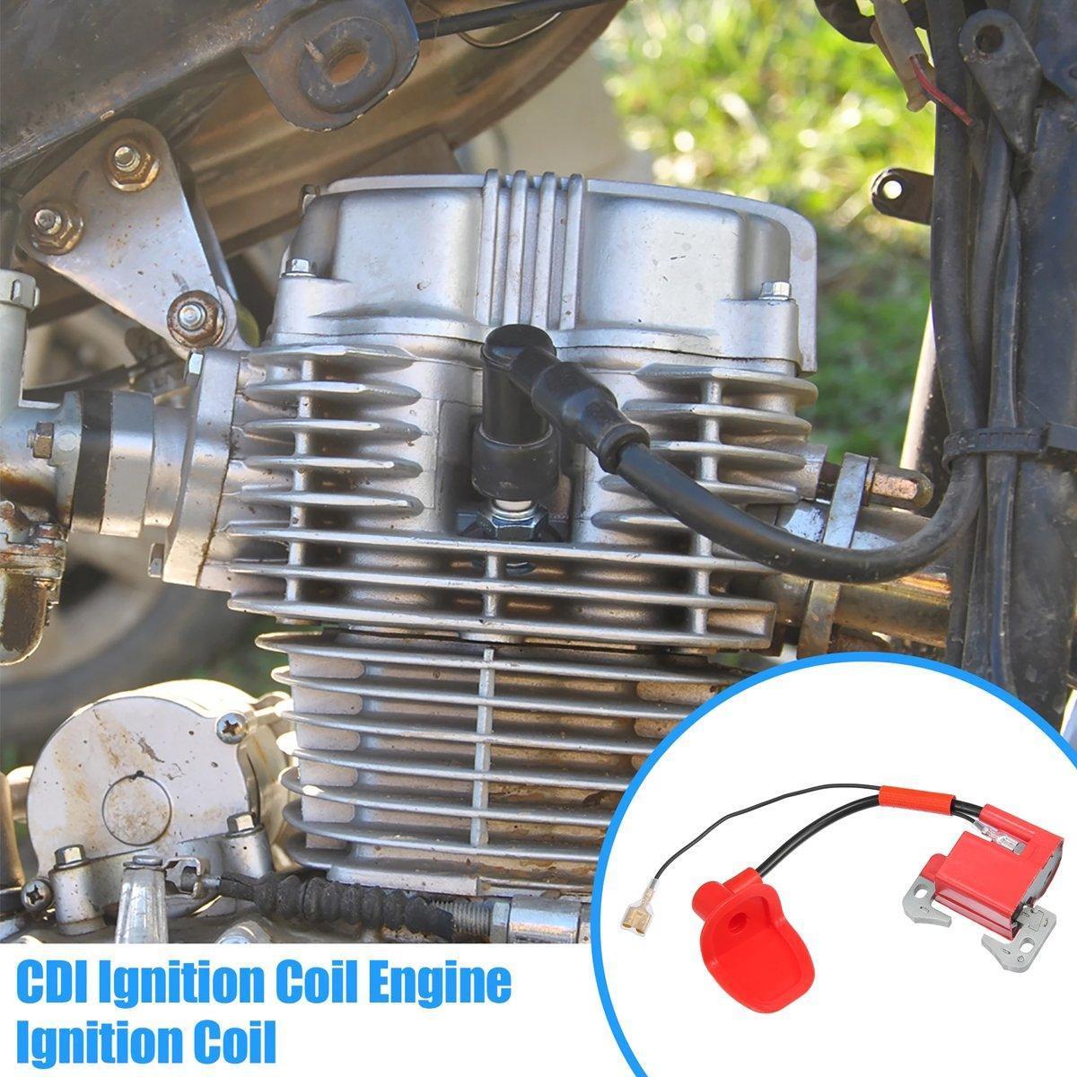 High Voltage Red Ignition Coil Pack for 47cc 49cc Dirt Bike ATV Mini Moto.