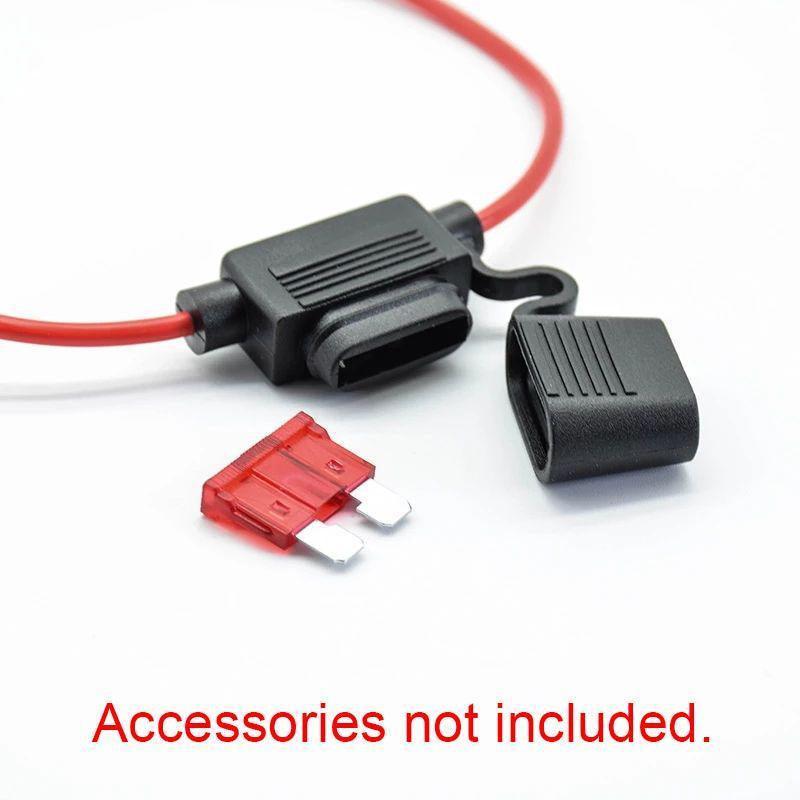 10Pcs 12V 40A Waterproof Standard Blade Inline Fuse Holder.