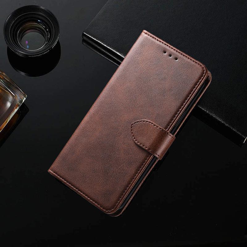 Brown Wallet Leather Flip Case Cover For iPhone 7 8 6 6S Plus X 11 12 13 Pro XS Max XR - iPhone 14 Plus.