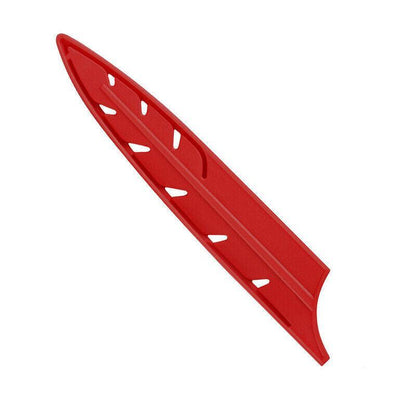 Plastic Knife Sheath Edge Guard Cover Scabbard Slicing Blade Red Protector Chef - Japanese Scabbard- 5in