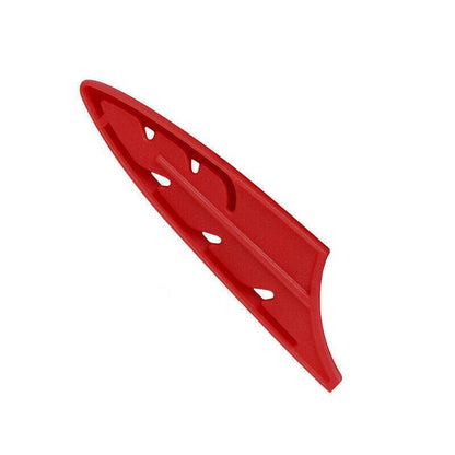 Plastic Knife Sheath Edge Guard Cover Scabbard Slicing Blade Red Protector Chef - Japanese Scabbard- 5in