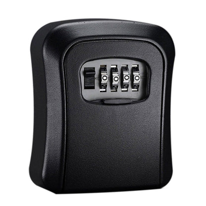 Combination Key Box with Combination Lock for Home Office Security Storage - Grey.