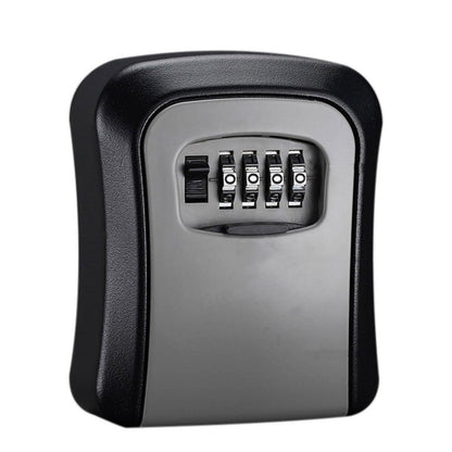 Combination Key Box with Combination Lock for Home Office Security Storage - Grey.