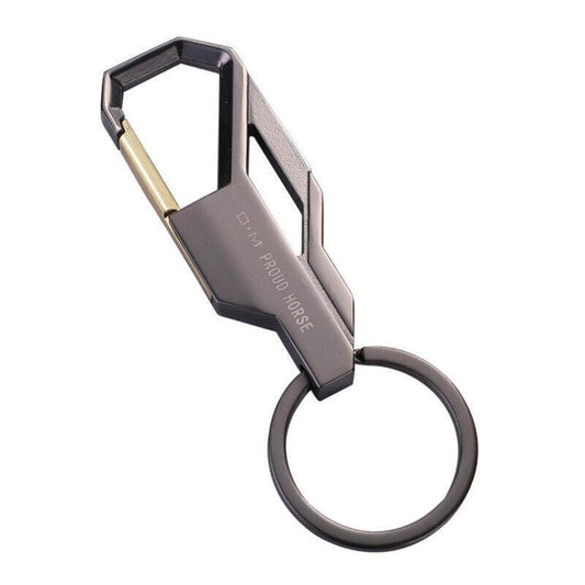 Stylish Metal Car Key Rings Alloy Chain Heavy Duty Gift Keyring Keychain Holder.