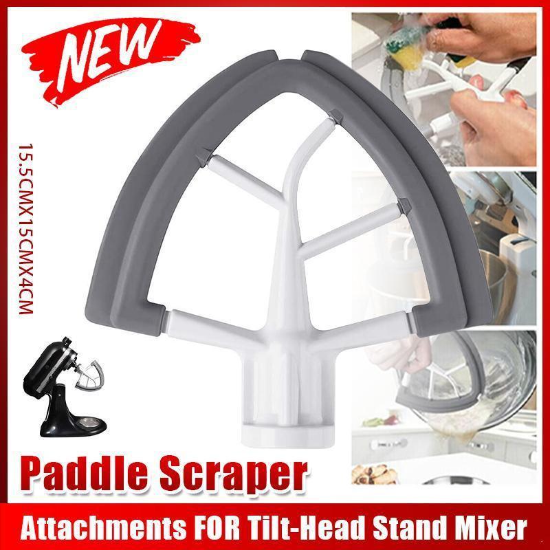 Flex Edge Beater Kitchenaid Attachments For Tilt-Head Stand Mixer Paddle Scraper.