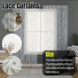 Elegant Lace Curtain Bedroom Window Door Screen Privacy Window Decor - 75*100cm