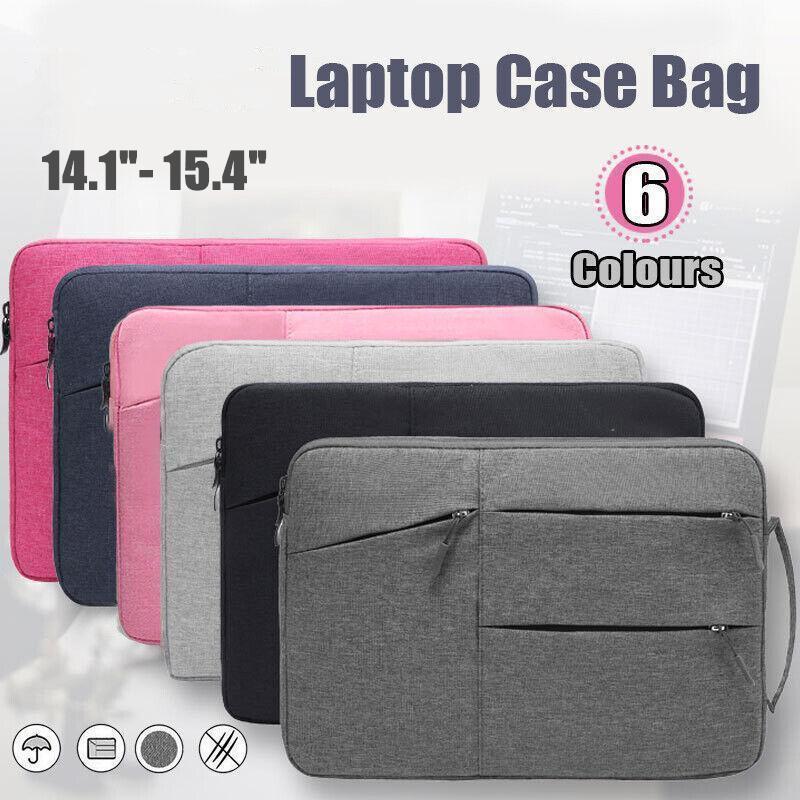 Laptop Sleeve Travel Bag Carry Case For MacBook Air Pro 14.1â-15.4â - Light Grey.