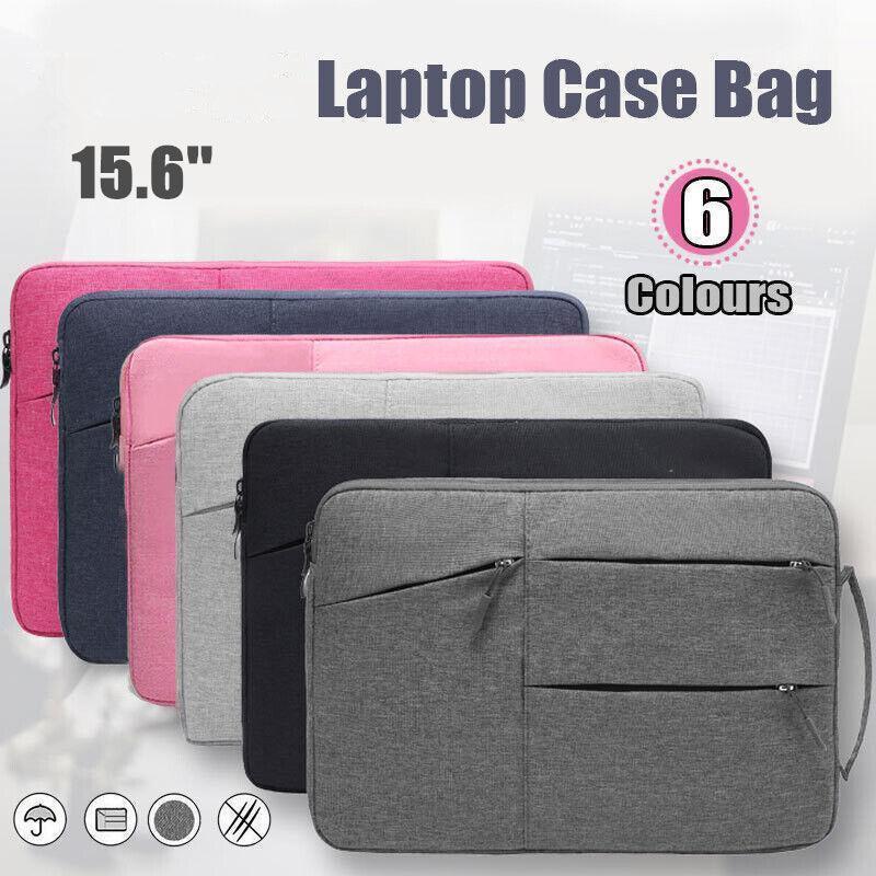 Laptop Sleeve Travel Bag Carry Case For Macbook Air Pro 15.6inch - Pink.