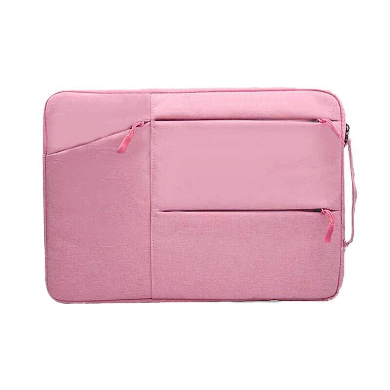 Laptop Sleeve Travel Bag Carry Case For Macbook Air Pro 15.6inch - Pink.