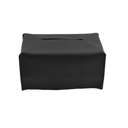 Large Size Tissue Box Dispenser Paper Holder Napkin Case Pu Leather Cover - Pink