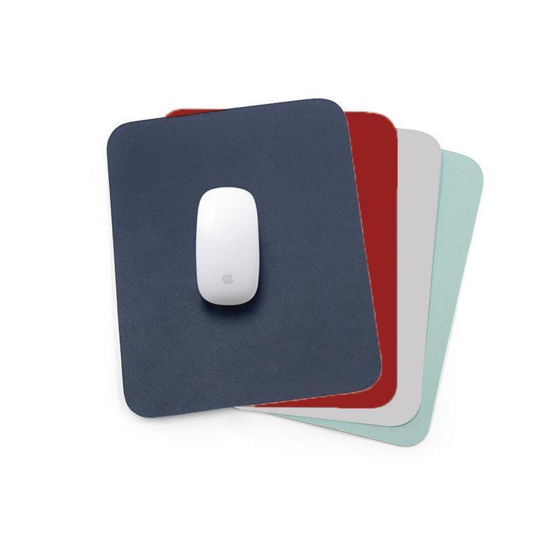 Leather Mouse Pad Gaming Waterproof Desk Mat 25 x 21cm Anti Slip - Light Green.