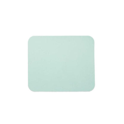 Leather Mouse Pad Gaming Waterproof Desk Mat 25 x 21cm Anti Slip - Light Green.