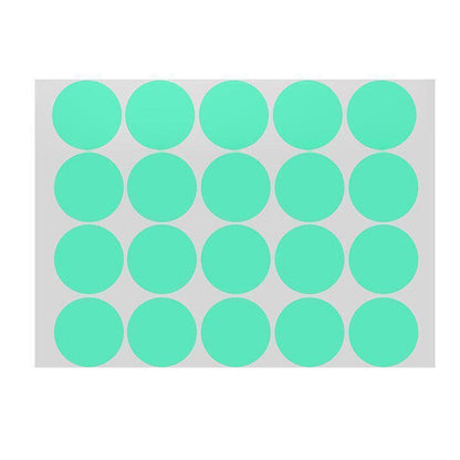 Green Assorted Sizes Colour Sticker Dots Adhesive Round Labels Circular Spot Scrapbook - 25mm*40 Dots.