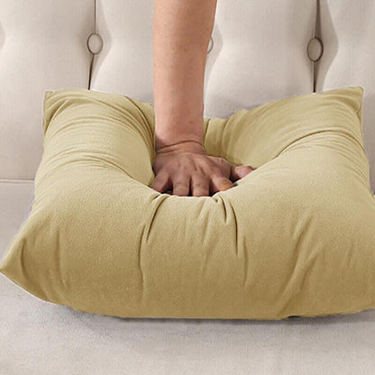 40x40cm Multicoloured Plain Solid Colour Cushion Cover Covers Decorative Pillow Case - Light Purple