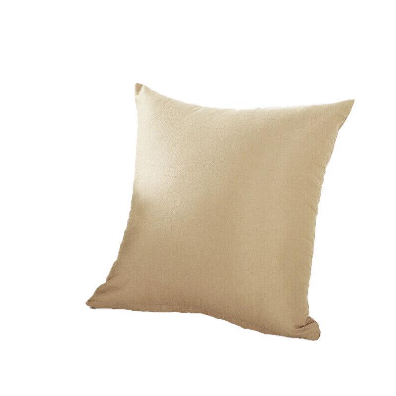 40x40cm Multicoloured Plain Solid Colour Cushion Cover Covers Decorative Pillow Case - Light Purple