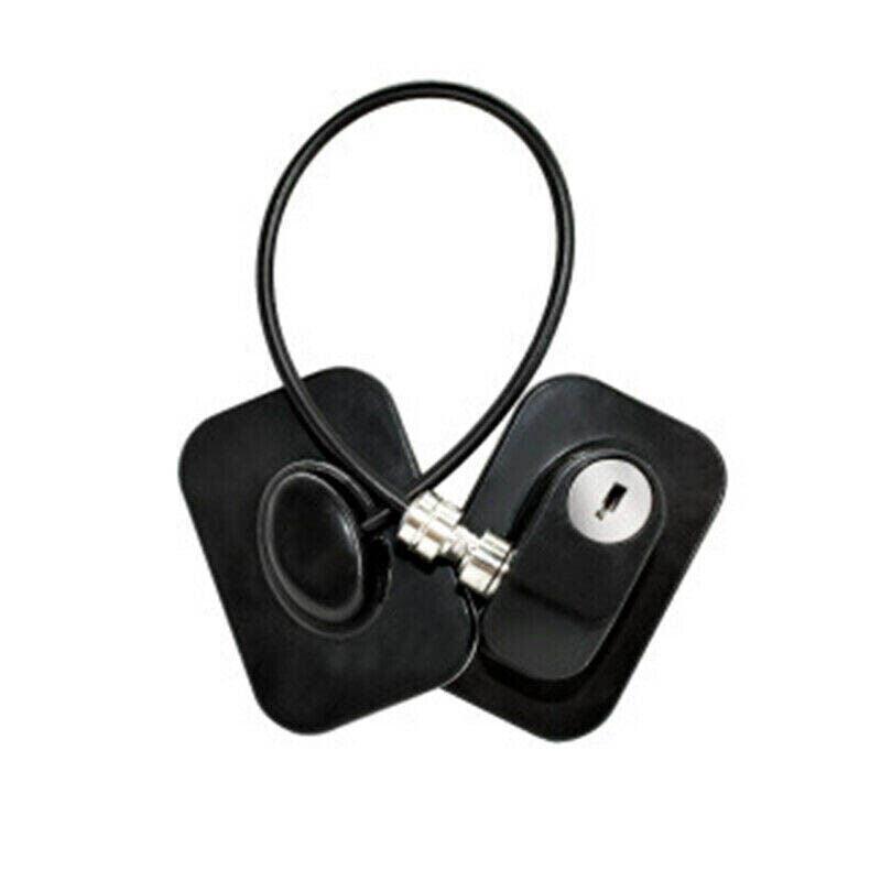 Refrigerator Lock with Keys for Fridge Cabinet Window Door and Drawer Latch Use - Black.
