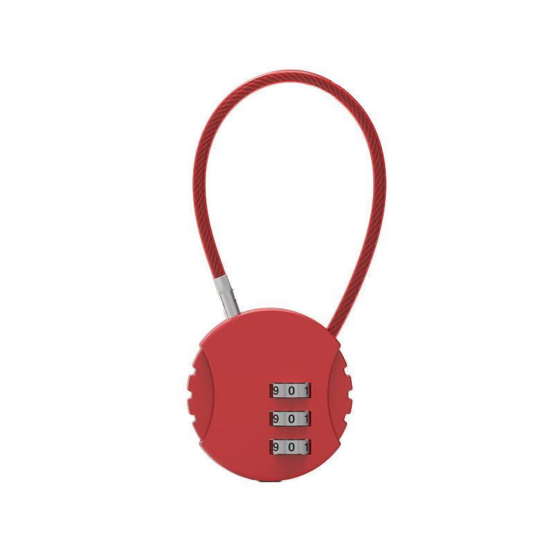 Combination Lock Padlock Locker 3 Digit Security Bike Suitcase Luggage Bag - Green.