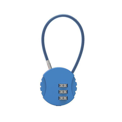 Combination Lock Padlock Locker 3 Digit Security Bike Suitcase Luggage Bag - Green.