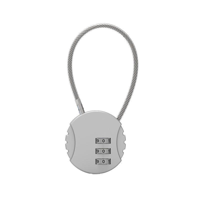Combination Lock Padlock Locker 3 Digit Security Bike Suitcase Luggage Bag - Green.