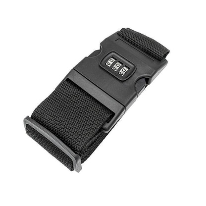 Luggage Strap Code Password Travel Suitcase Secure Lock Safe Nylon Packing Belt - Orange