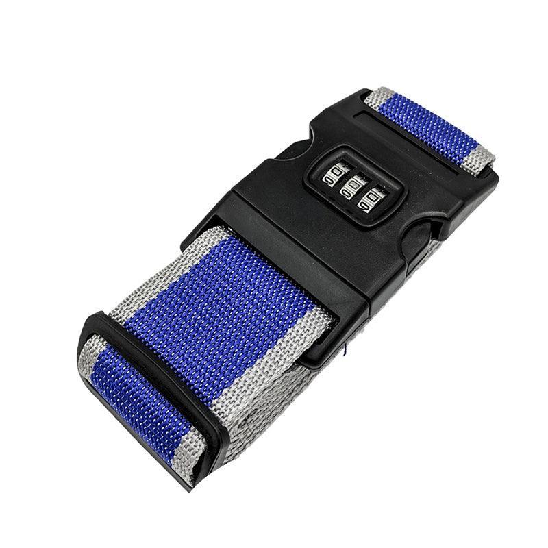 Luggage Strap Code Password Travel Suitcase Secure Lock Safe Nylon Packing Belt - Orange