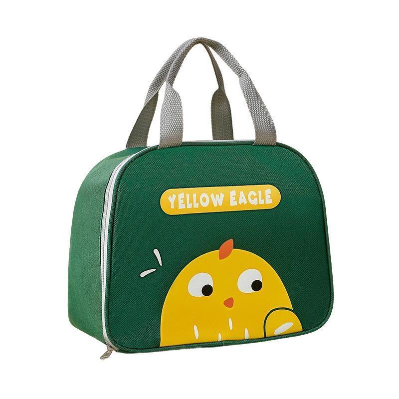 Cute Cartoon Lunch Bag Reusable Insulated School Lunch Box Cooler Tote Boy Girl - Pink.