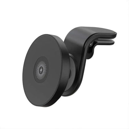 Wireless 15W Magnetic Car Mount Holder Charger For Iphone 13 12 Pro Max Magsafe - Black.