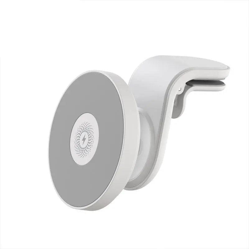Wireless 15W Magnetic Car Mount Holder Charger For Iphone 13 12 Pro Max Magsafe - Black.