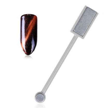 Nail Art Cat Eye Effect Stick for UV Gel Polish Design Tool for Manicure Styling Use - 1PC Multifunction