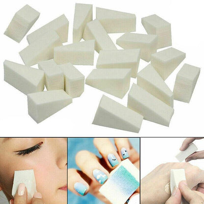 5/10 Makeup Sponge Cosmetic Wedges Nail Art Blend Foundation Contour Facial Puff - 40PCS