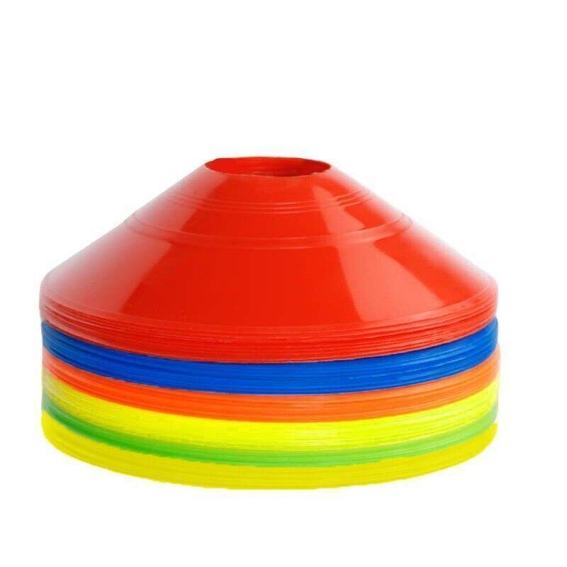 60 Pack Sports Training Discs Markers Cones Soccer Rugby Fitness Exercise.