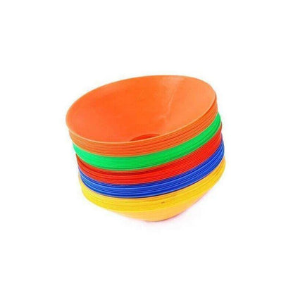60 Pack Sports Training Discs Markers Cones Soccer Rugby Fitness Exercise.
