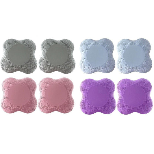 2pcs Thick Yoga Kneeling Mat Knee Cushion for Elbow Support Gym Workout Pad - Blue.