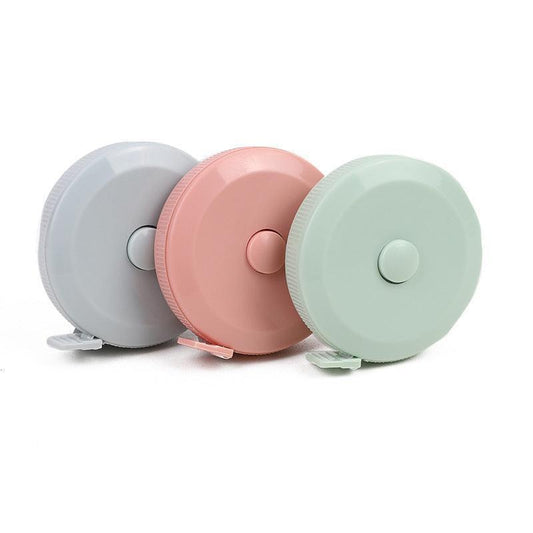 Retractable Tailor Tape Measure 150cm Soft Body Measuring Sewing Ruler - Blue.