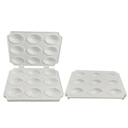 Meatball Maker Manual Meatloaf Mold Kibbeh Maker Press Minced Processor Tool - 9 Holes Clear