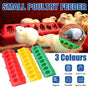 30cm Feeder Storage Trough Quail Drinker Plastic Wild Stable Chick Birds Pigeons - Green