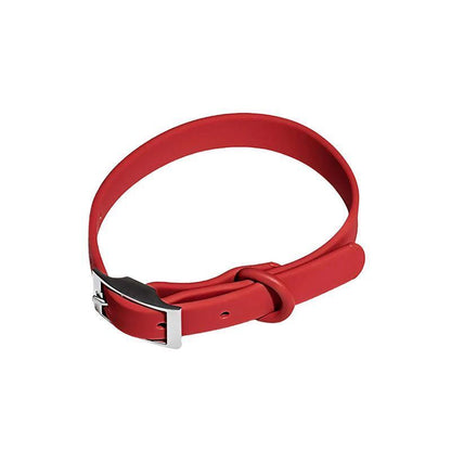 PVC Dog Collar Working Dog Kennels Waterproof Soft Adjustable for Pets M Size - Purple