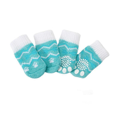 Dog Socks Non-Slip Grip Slip Anti-Slip - Puppy Cat Pet Shoes Slippers S Size - Yellow Kumamoto
