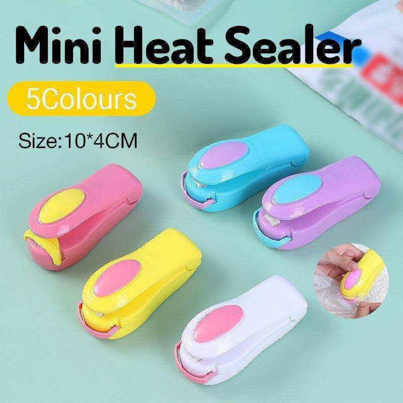 Handheld Mini Heat Sealer Poly Bag Sealing Machine Food Portable Plastic Small - Blue