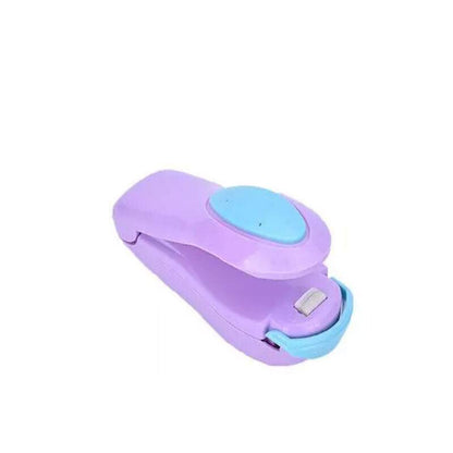 Handheld Mini Heat Sealer Poly Bag Sealing Machine Food Portable Plastic Small - Blue