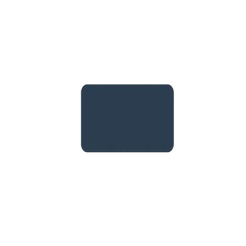 Leather Mouse Pad 30x25.5cm Waterproof Gaming Desk Mat Anti Slip Rubber Mousepad - Light Blue.