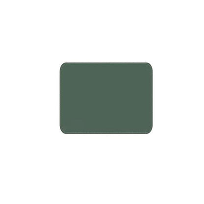 Leather Mouse Pad 30x25.5cm Waterproof Gaming Desk Mat Anti Slip Rubber Mousepad - Light Blue.